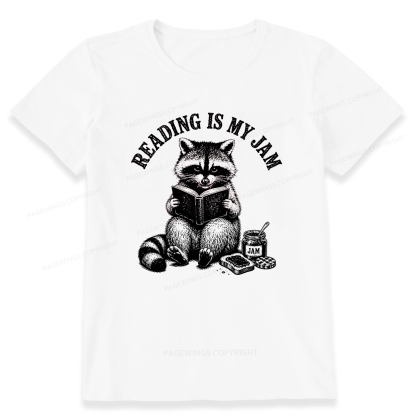 Pagewings Reading Is My Jam16007 Bookish Unisex Classic T-shirt