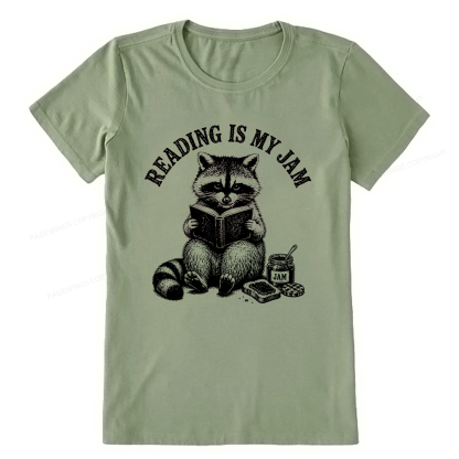 Pagewings Reading Is My Jam16007 Bookish Unisex Classic T-shirt