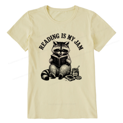 Pagewings Reading Is My Jam16007 Bookish Unisex Classic T-shirt