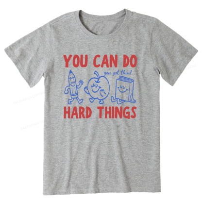 Pagewings You Can Do Hard Things16002 Bookish Unisex Classic T-shirt
