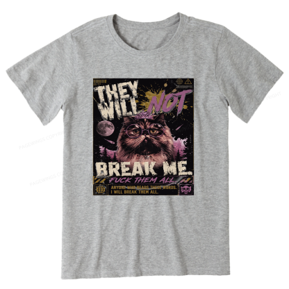 Pagewings You Will Not Break Me15982 Bookish Unisex Classic T-shirt
