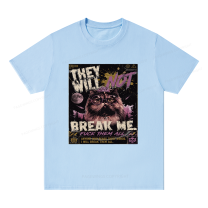 Pagewings You Will Not Break Me15982 Bookish Unisex Classic T-shirt