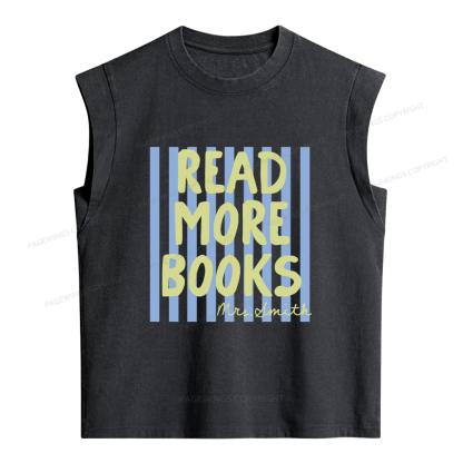 Pagewing Personalized Reading16213 Women's Washed Tank Top
