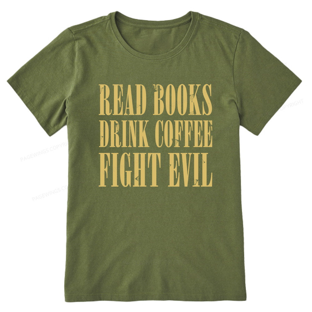 Pagewings Read Books Drink Coffee Bookish Unisex Classic T-shirt