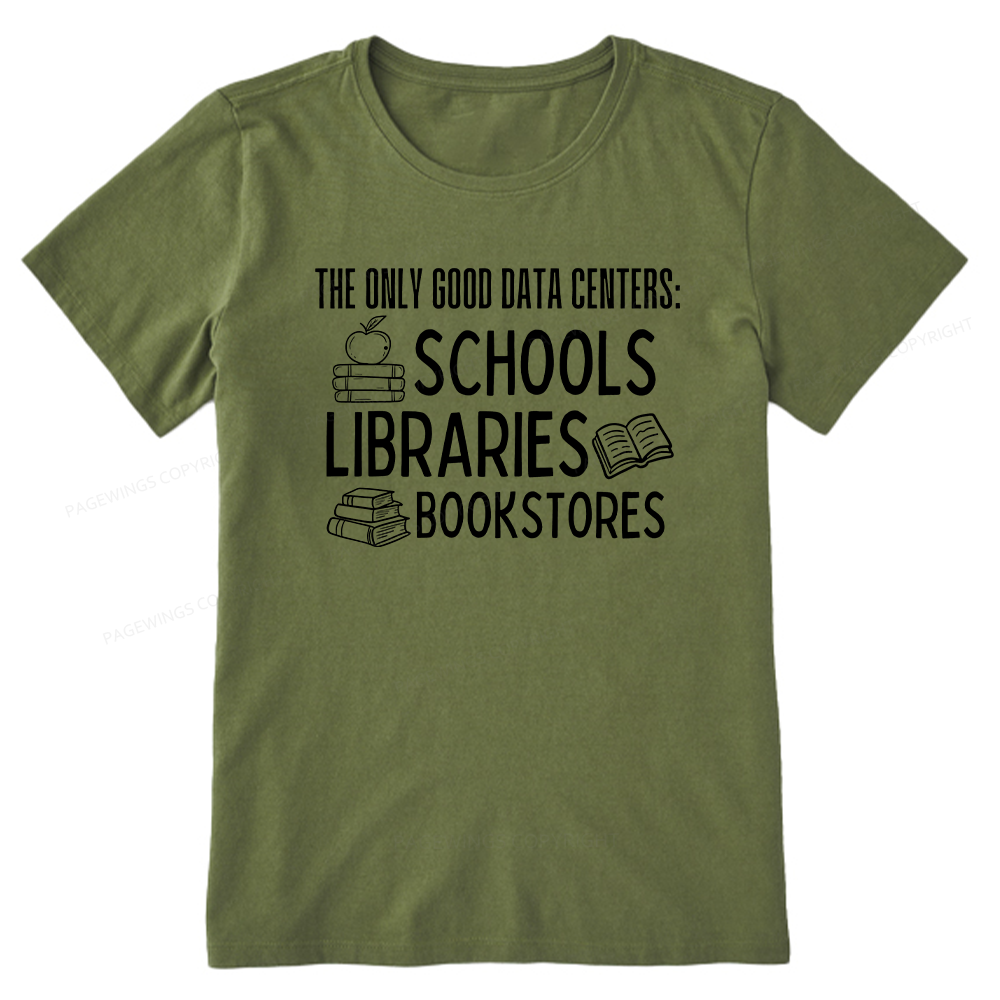 Pagewings The Only Good Data Centers16056 Bookish Unisex Classic T-shirt