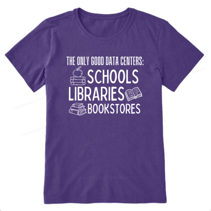 Pagewings The Only Good Data Centers16056 Bookish Unisex Classic T-shirt