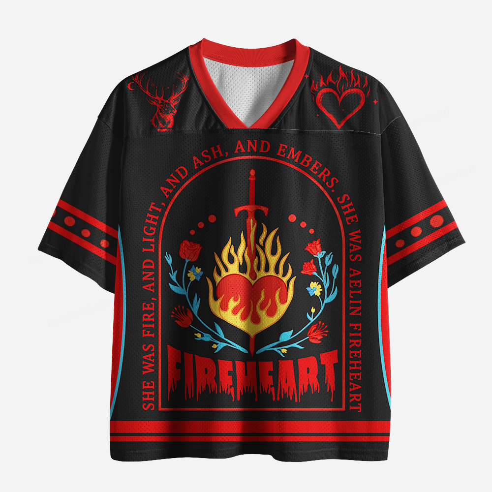 Pagewings Fantasy Book Lover Unisex Mesh Jersey