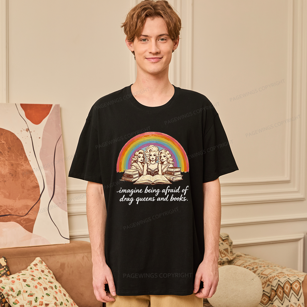 Pagewings Drag Queens And Books15272 Bookish Unisex Classic T-shirt