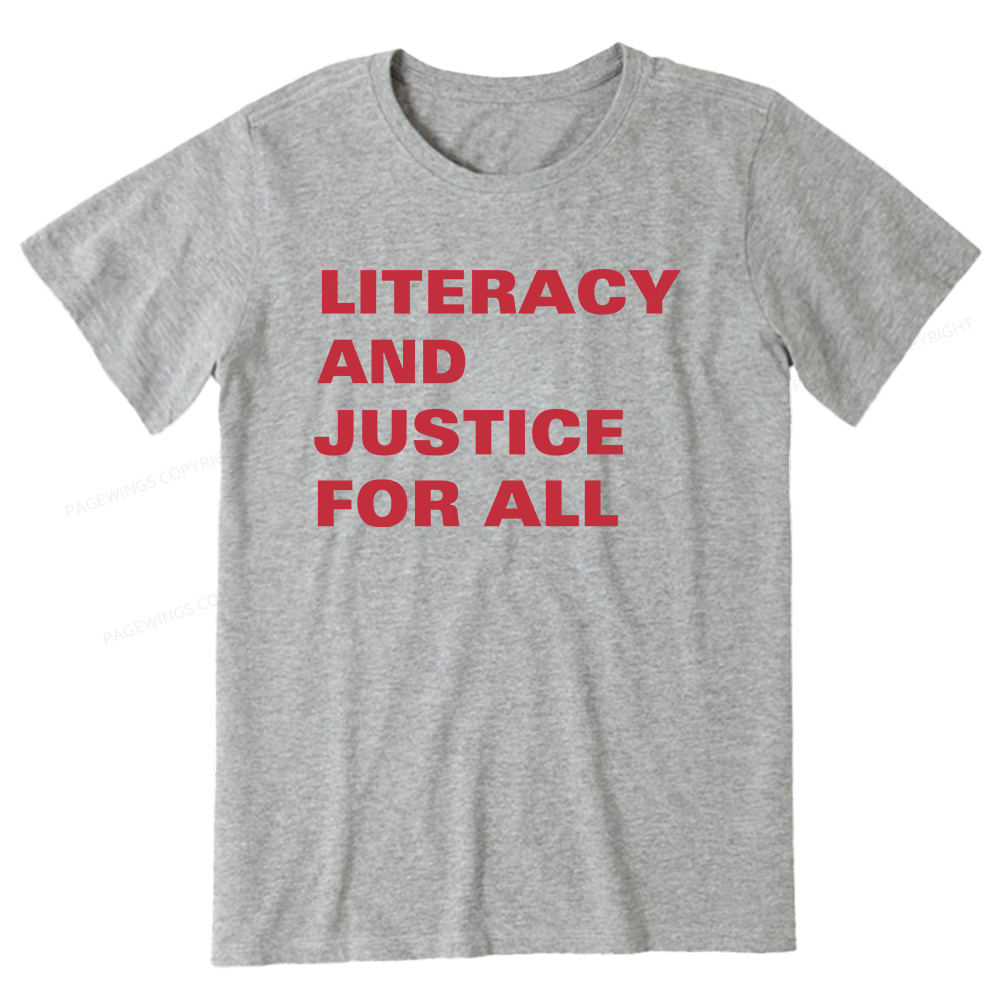 Pagewings Literacy And Justice For All14932 Bookish Unisex Classic T-shirt