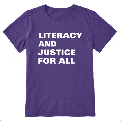 Pagewings Literacy And Justice For All14932 Bookish Unisex Classic T-shirt
