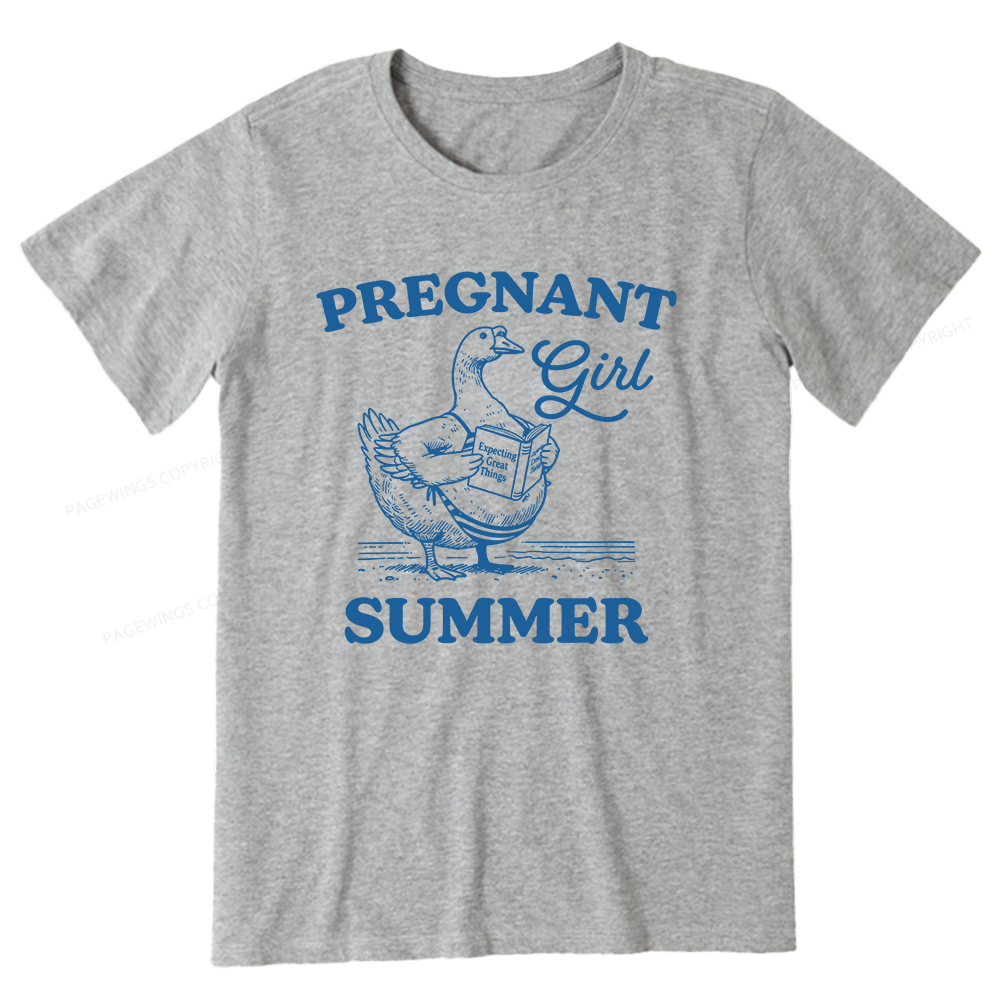 Pagewings Pregnant Girl Summer15252 Bookish Unisex Classic T-shirt