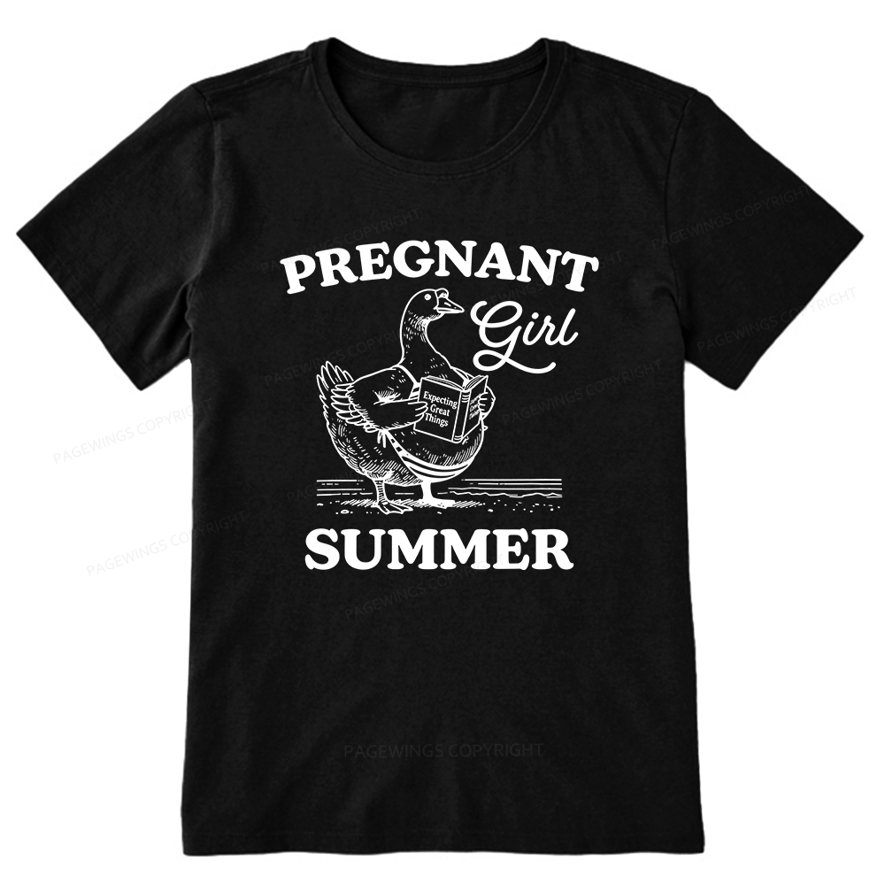 Pagewings Pregnant Girl Summer15252 Bookish Unisex Classic T-shirt
