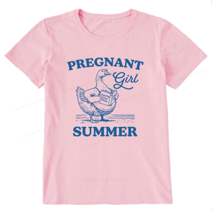 Pagewings Pregnant Girl Summer15252 Bookish Unisex Classic T-shirt