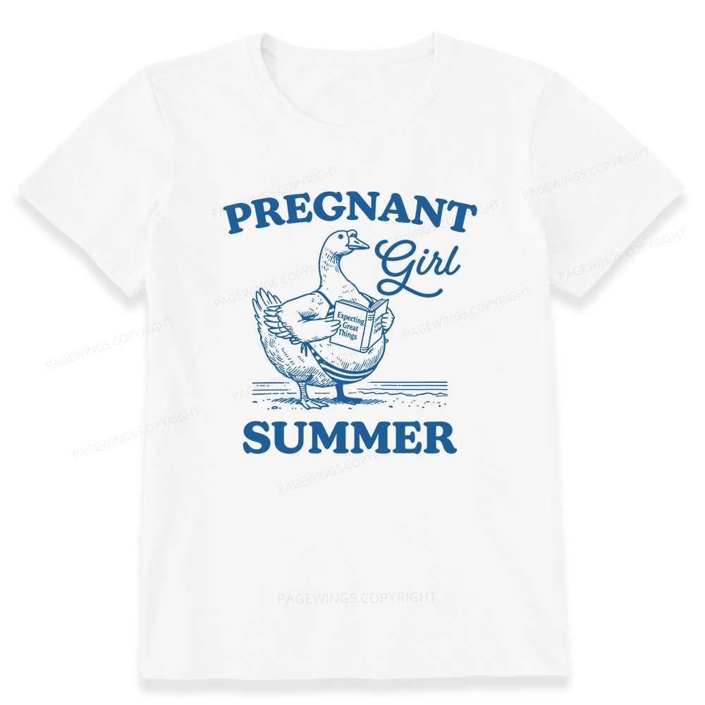 Pagewings Pregnant Girl Summer15252 Bookish Unisex Classic T-shirt
