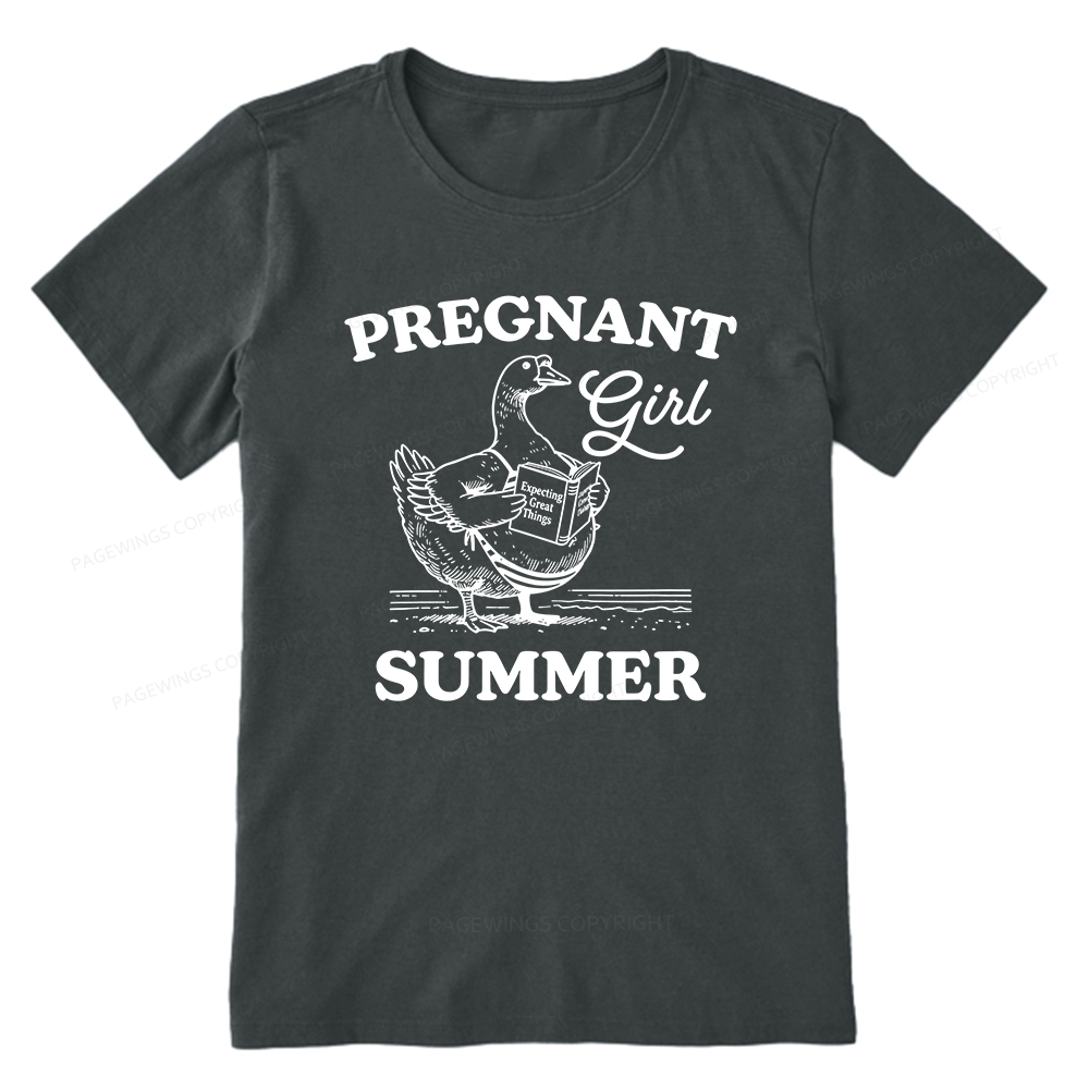 Pagewings Pregnant Girl Summer15252 Bookish Unisex Classic T-shirt