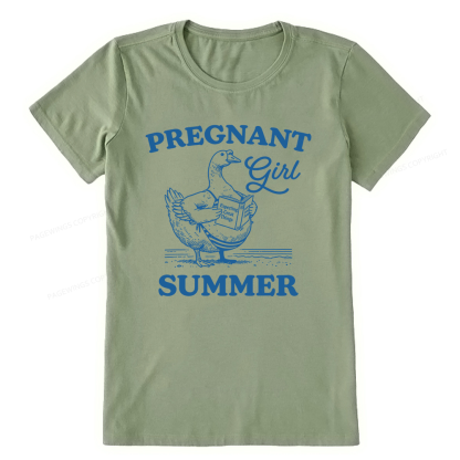 Pagewings Pregnant Girl Summer15252 Bookish Unisex Classic T-shirt
