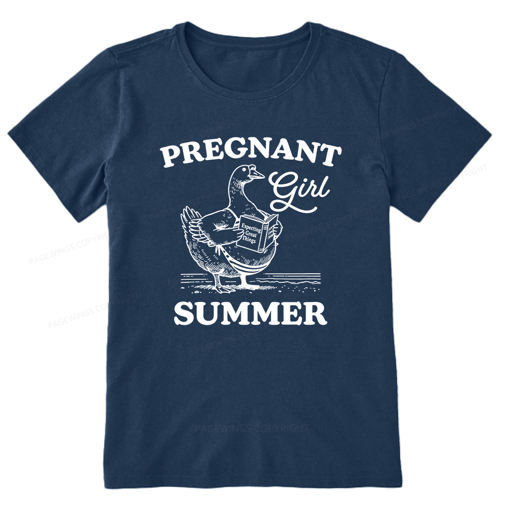 Pagewings Pregnant Girl Summer15252 Bookish Unisex Classic T-shirt