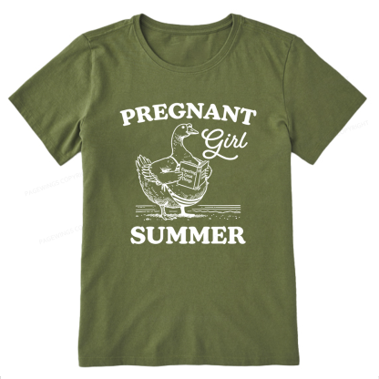 Pagewings Pregnant Girl Summer15252 Bookish Unisex Classic T-shirt