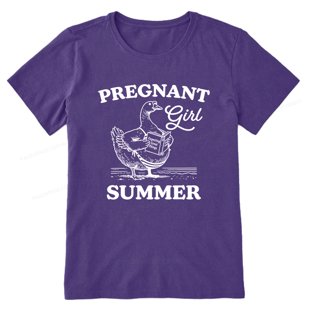 Pagewings Pregnant Girl Summer15252 Bookish Unisex Classic T-shirt
