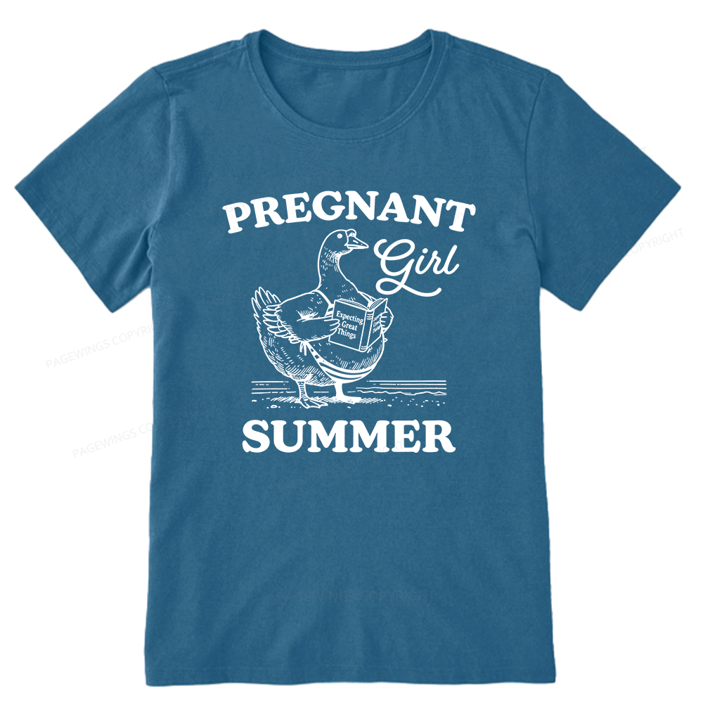 Pagewings Pregnant Girl Summer15252 Bookish Unisex Classic T-shirt
