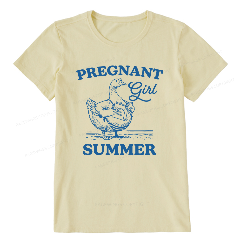 Pagewings Pregnant Girl Summer15252 Bookish Unisex Classic T-shirt