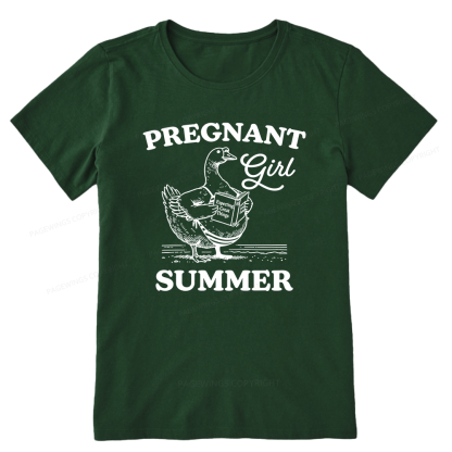 Pagewings Pregnant Girl Summer15252 Bookish Unisex Classic T-shirt