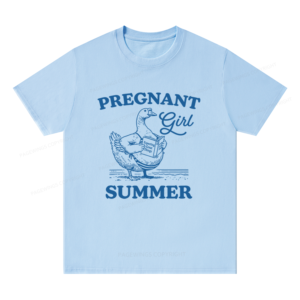 Pagewings Pregnant Girl Summer15252 Bookish Unisex Classic T-shirt