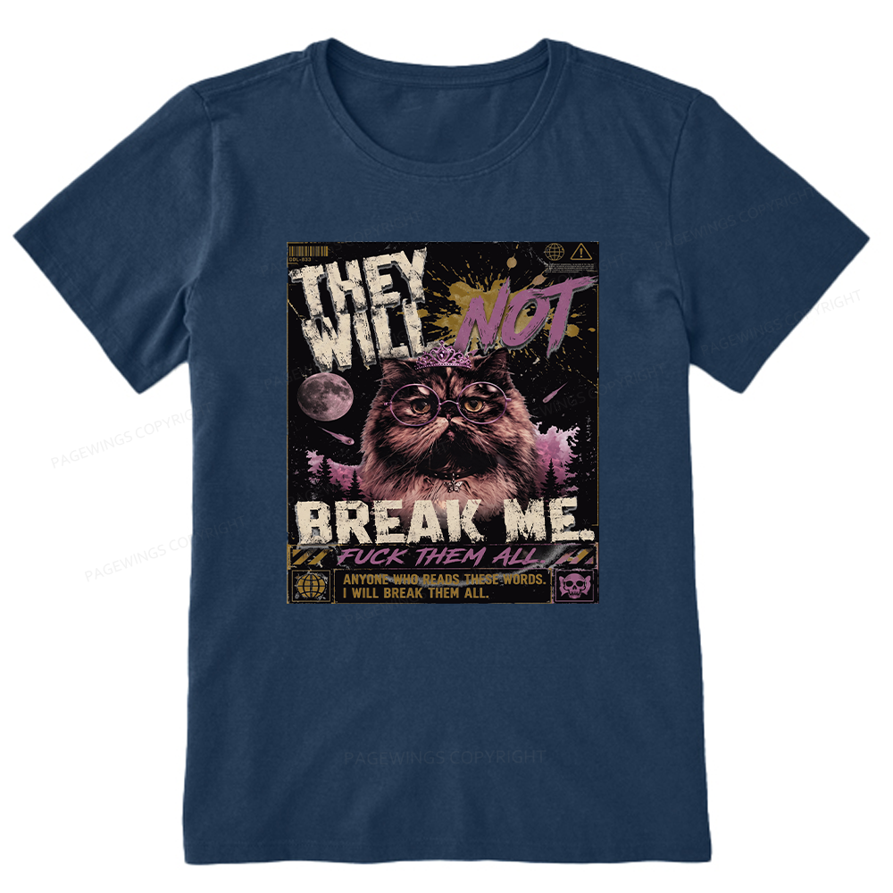 Pagewings You Will Not Break Me15982 Bookish Unisex Classic T-shirt