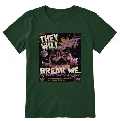 Pagewings You Will Not Break Me15982 Bookish Unisex Classic T-shirt