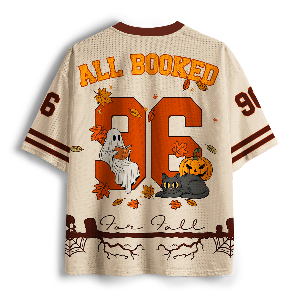 Pagewings All Booked Unisex Mesh Jersey