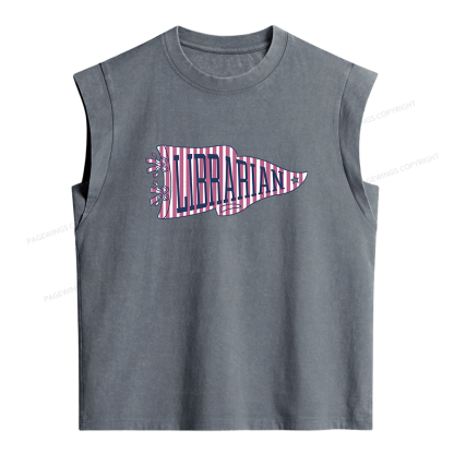 Pagewings Librarian Teacher Women's Washed Tank Top