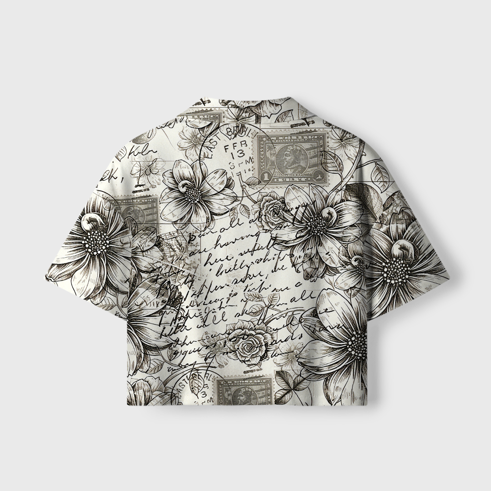Pagewings Book Lover Women's Camp Shirt