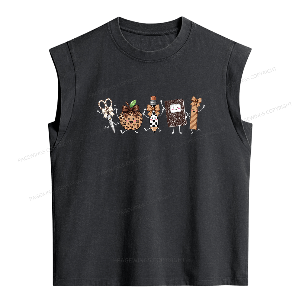 Pagewing It's a Good Day Bookish Women's Washed Tank Top