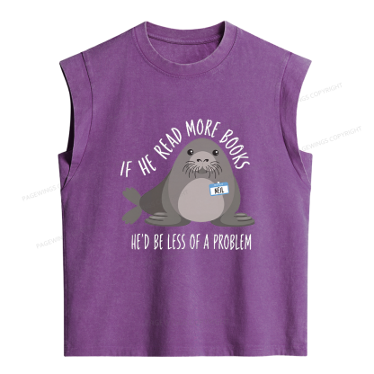 Pagewing Be the Whole Problem Women's Washed Tank Top