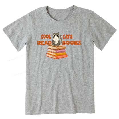 Pagewings Cool Cats Read Books15855 Bookish Unisex Classic T-shirt