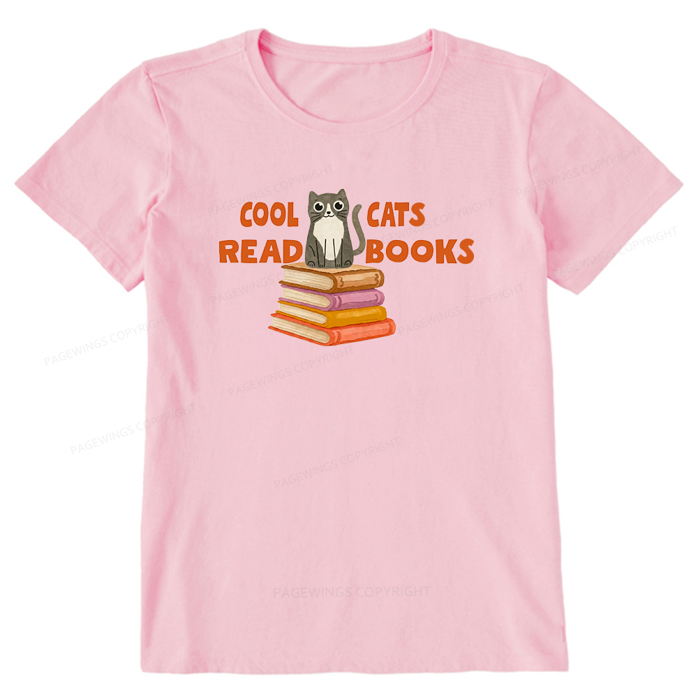 Pagewings Cool Cats Read Books15855 Bookish Unisex Classic T-shirt
