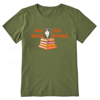 Pagewings Cool Cats Read Books15855 Bookish Unisex Classic T-shirt