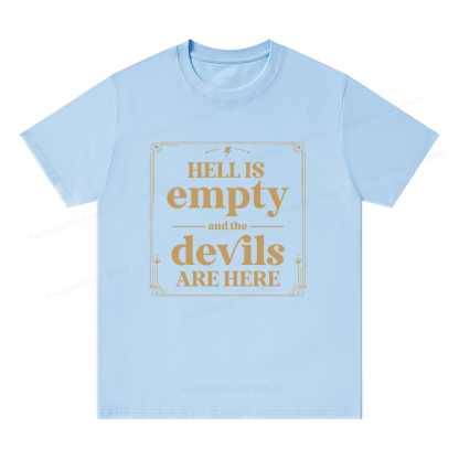 Pagewings Hell Is Empty13747 Bookish Unisex Classic T-shirt