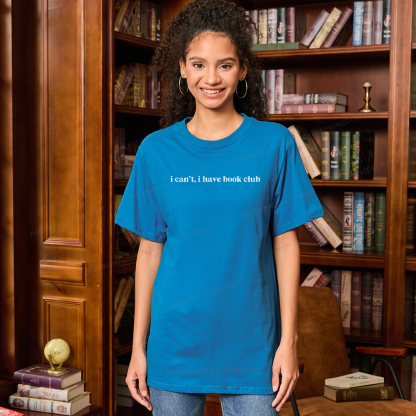 Pagewings I Can't I Have Book Club13899 Bookish Unisex Classic T-shirt