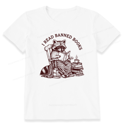 Pagewings I Read Banned Books13194 Bookish Unisex Classic T-shirt