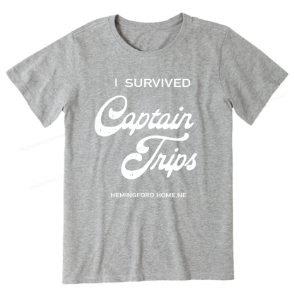 Pagewings I Survived Captain Trips14500 Bookish Unisex Classic T-shirt