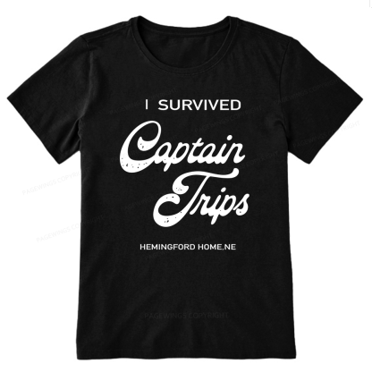 Pagewings I Survived Captain Trips14500 Bookish Unisex Classic T-shirt