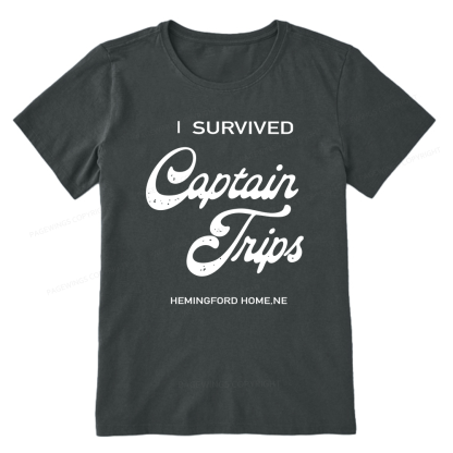 Pagewings I Survived Captain Trips14500 Bookish Unisex Classic T-shirt