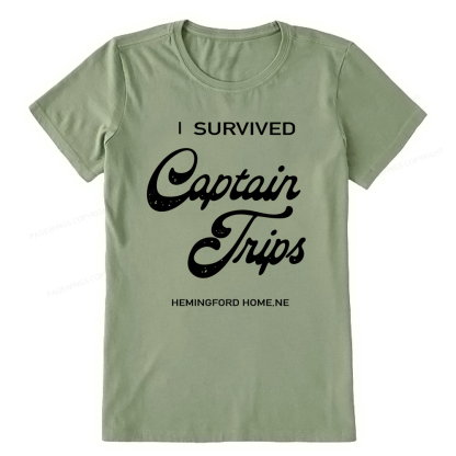 Pagewings I Survived Captain Trips14500 Bookish Unisex Classic T-shirt