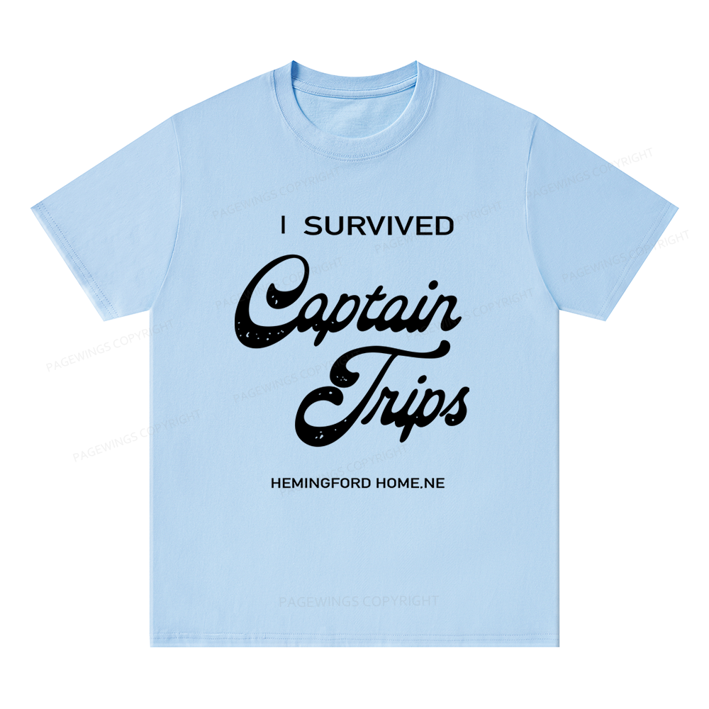Pagewings I Survived Captain Trips14500 Bookish Unisex Classic T-shirt