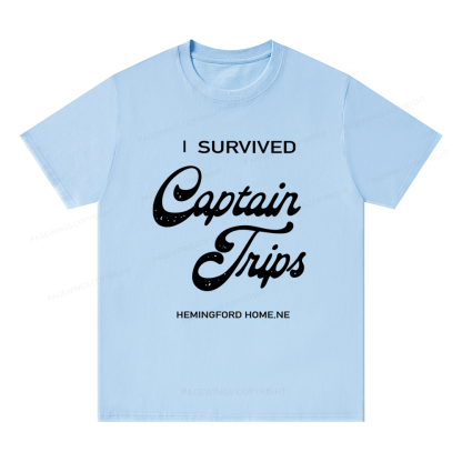 Pagewings I Survived Captain Trips14500 Bookish Unisex Classic T-shirt