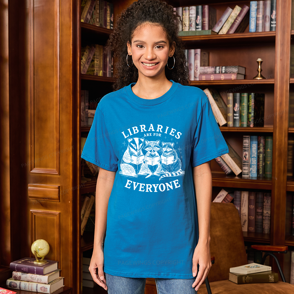 Pagewings Libraries Are For Everyone13578 Bookish Unisex Classic T-shirt