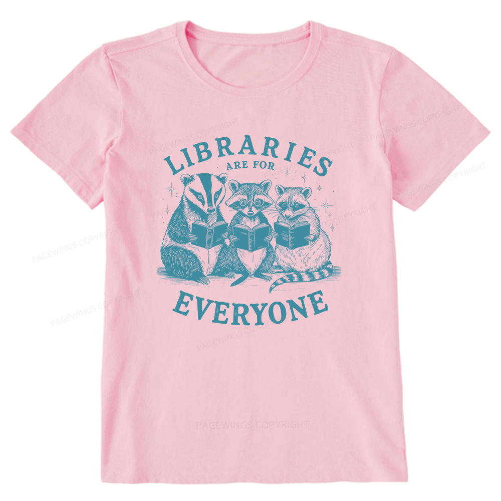 Pagewings Libraries Are For Everyone13578 Bookish Unisex Classic T-shirt