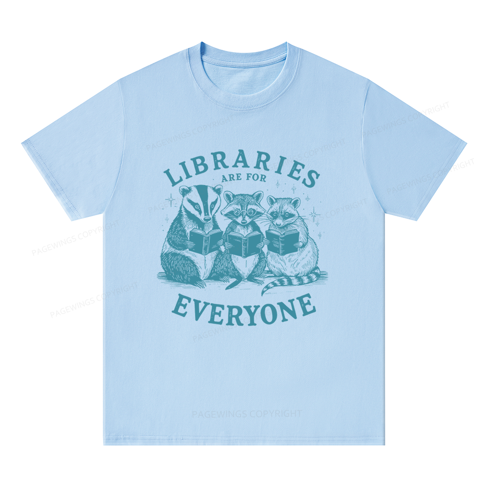 Pagewings Libraries Are For Everyone13578 Bookish Unisex Classic T-shirt