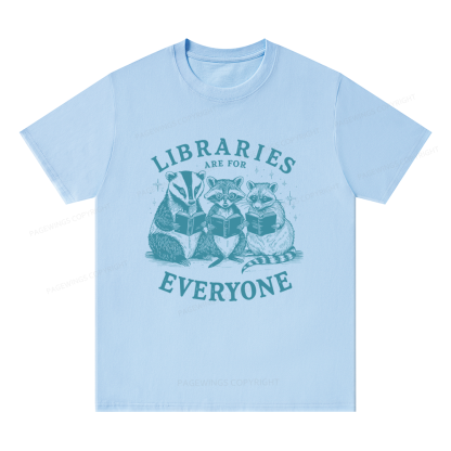 Pagewings Libraries Are For Everyone13578 Bookish Unisex Classic T-shirt